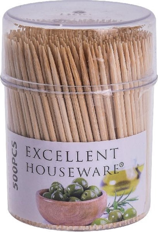Excellent Houseware Cocktailprikker Koker 500stuks van Excellent Houseware.