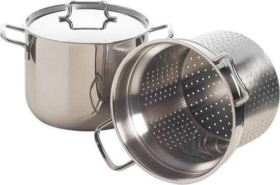 Excelsa pastaman, roestvrij staal, 6,00 liter inhoud, zilver