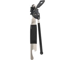 Fackelmann Blik- En Flesopener 15 Cm Zilver/zwart van Merkloos