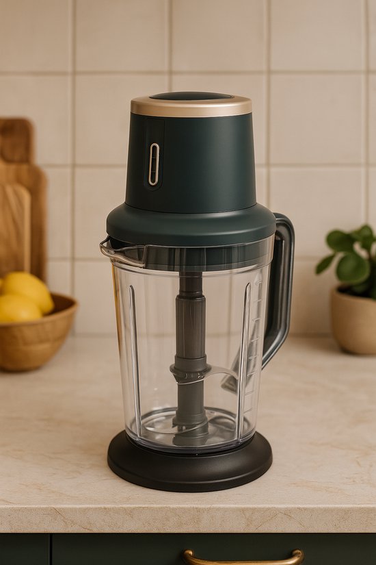 Fameilleur Draadloze Blender 1.5L – Oplaadbare Smoothie Maker met 10.8V Li-ion Batterij – Krachtige Mini Blender 200W voor Smoothies, Sappen & Shakes – BPA-vrij – Compact & Draagbaar – Blender voor Reizen, Sportschool & Vakantie van Merkloos
