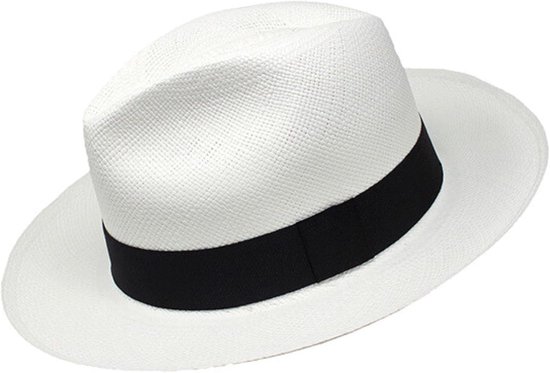Fedorapanamahoed voor heren en dames, zomerse strohoed, UV-bescherming UPF50+