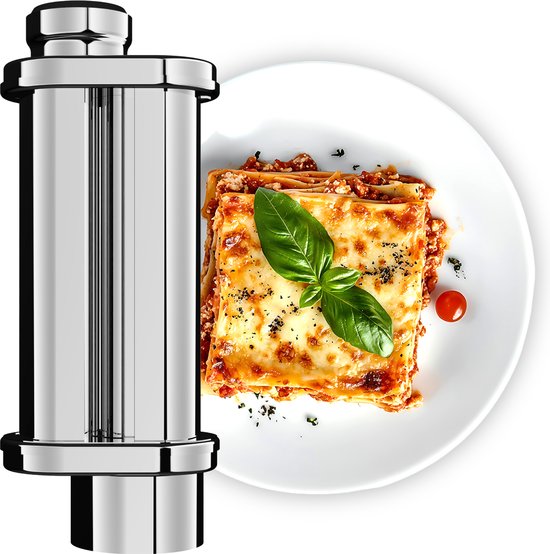 Fentic Pasta Roller - Pasta Maker Geschikt voor Fentic SM-1504P en SM-1504BM - RVS Elektrische Pastamachine - Verstelbaar 8 Standen van Merkloos