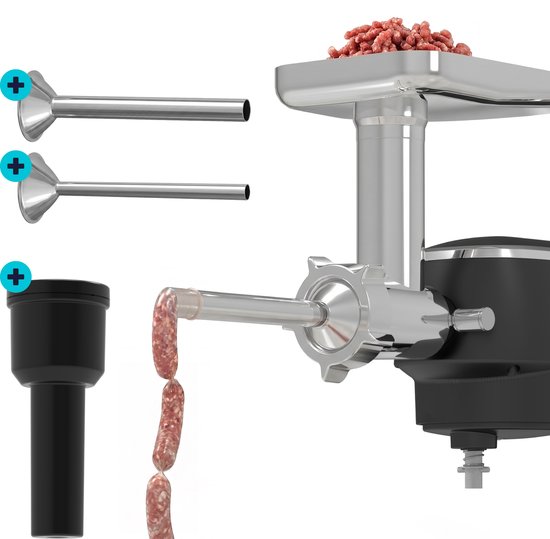 Fentic Worstenvuller - Geschikt voor Fentic SM-1604NM keukenmachine (7L) van Merkloos