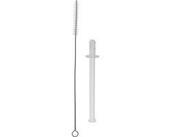 Fix melkslang 55794 + reinigingsborstel compatibel met DeLonghi Magnifica Evo & Start ECAM220 ECAM222 ECAM290 ECAM292 ECAM293 - vervanging voor AS00002606