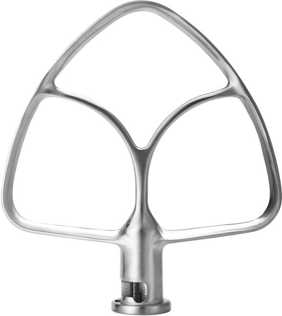 Flat Klopper voor Keukenmachine - Roestvrij Staal, Vaatwasmachinebestendig