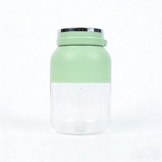 Flessenmixer Draagbaar - Smoothie Maker - Verse Drankjes Maken - 38 Roestvrijstalen Messen - 1200 ml - Groen