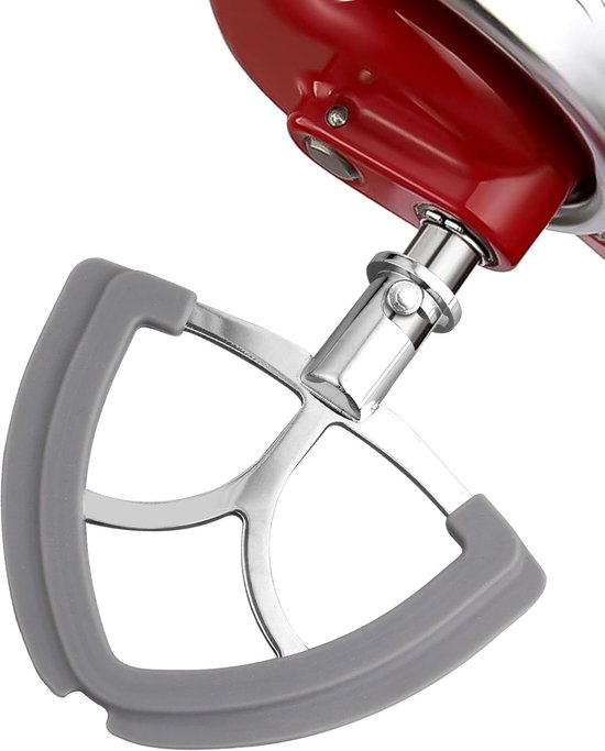 Flex Edge Menghaak voor Keukenmachine, Roestvrijstalen Menghaak voor 4.14/4.73 Liter Tilt-Keukenmixers, Vervangende Accessoires voor Efficiënt Mixen en Bakken
