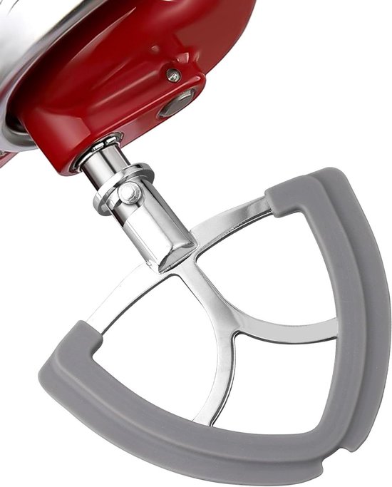 Flex Edge Menghaak voor Keukenmachine, Roestvrijstalen Menghaak voor 4.14/4.73 Liter, Vervangingsaccessoire voor Keukenmixers, Ideaal voor Bakken en Koken