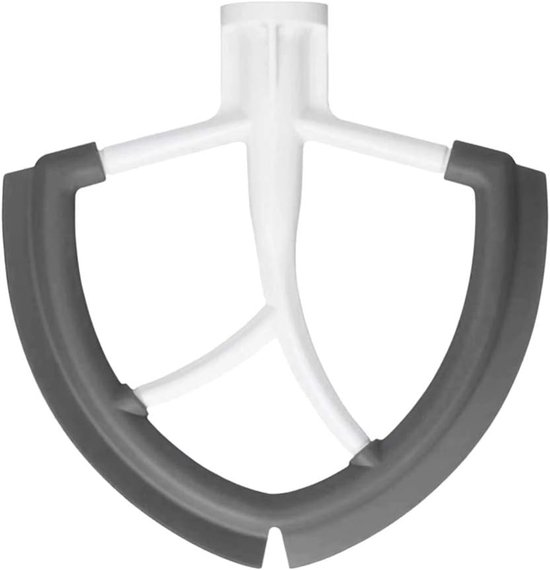 Flexi Roerder - Dubbele Accessoires - Mengen en Afschrapen - Flexibele Rand - 4.3L 4.7L 4.8L - wit van Merkloos