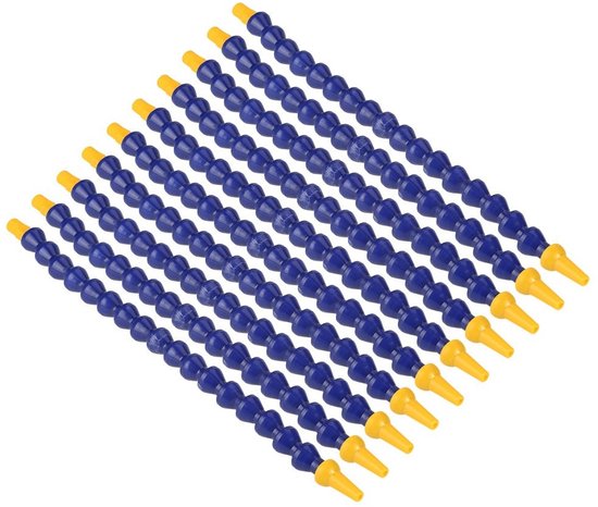 Flexibele Plastic Koelvloeistofslang - 10 Stuks Water- en Oliekoelslangen met 1/8 BSPT Draad voor CNC en Draaibanken van Merkloos