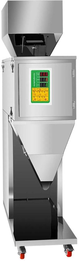 Flolife - Automatische Vulmachine 10-999g RVS 200W – Digitale Weeg- & Verpakkingsmachine voor Graan, Thee, Rijst, Zaden en Korrels – Intelligente Kwantitatieve Vulmachine