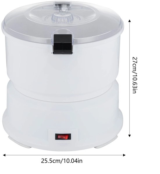 Flolife - Elektrische snelle aardappelschiller - Capaciteit 85 W 1,76 lbs - Schilmachine - Roestvrijstalen messen - Keuken en restaurant van Flolife