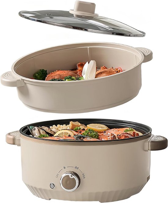 Florixa® Hotpot Electrisch - Hotpot - beige - 30 x 30 x 21
