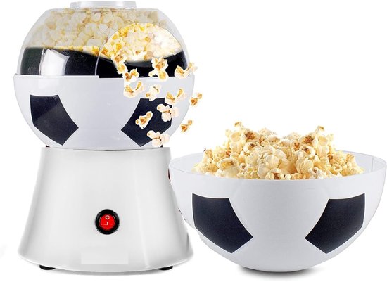 Florixa® Popcorn Machine - Popcorn maker - Popcornmais Machine - Wit - 21x21x29cm