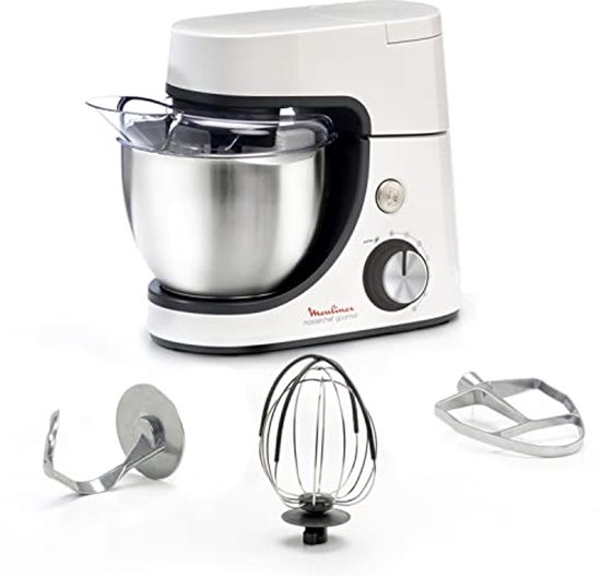 Foodprocessor 4.6L met 8 snelheden en Pulsefunctie - Keukenmachine voor Perfecte Mixresultaten van Merkloos
