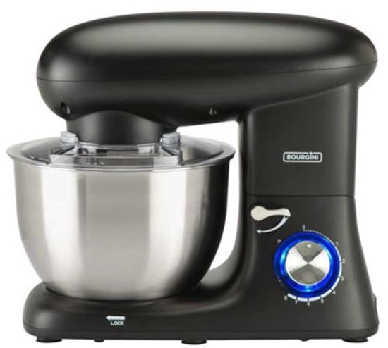 Foodprocessor 5.5 Liter Zwart met 8 Snelheden en Pulsefunctie van Merkloos