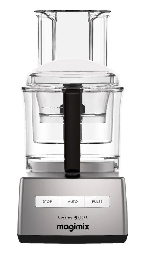 Foodprocessor Magimix CS 5200 XL Mat chroom van Merkloos
