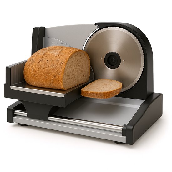 Fornello Snijmachine - PFAS & BPA vrij - Elektrische Broodsnijmachine - RVS - Broodsnijder