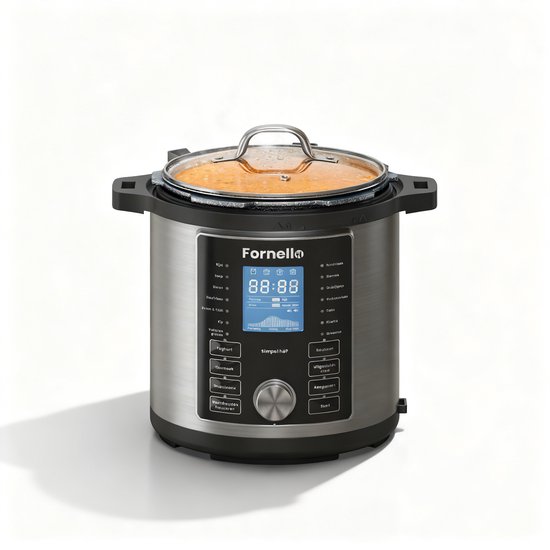 Fornello soepmaker - Keramische bakpan - PFAS vrij - Pressure cooker - Multicooker van Merkloos