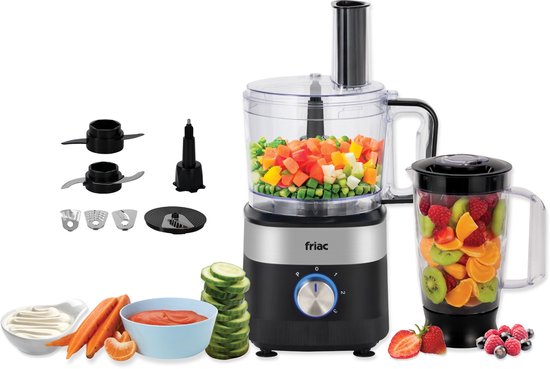 Friac KM 2080 Foodprocessor 6-in-1 1,5L 800W van Merkloos