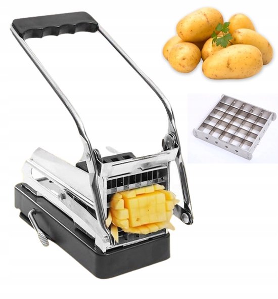 Frietjes Snijder - 2 Maten 8x8mm & 12x12mm - Keukenmachine