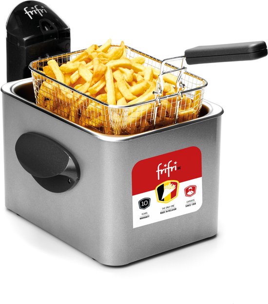 FriFri - Expert friteuse - 4,5L - RVS - 2800 Watt