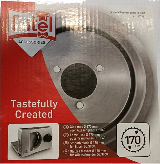 FRITEL glad mes voor snijmachine SL 3060 art. 137631