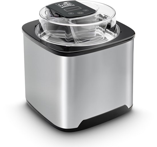 FRITEL IM 1252 Ice Cream Maker - ijsmachine / ijsmaker - met vrieskom - 2 liter - vulopening voor nootjes, chocolade, rozijnen - digitale timer van Fritel