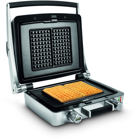 FRITEL Wafelijzer - WaffleTastic® CW 3647 - Wafelmaker PFAS vrij - Wafelmachine voor 6x10 Wafel - Wafels - Wafelbakijzer met Verwisselbare Platen - 1600W - Incl. 60' Timer van Fritel