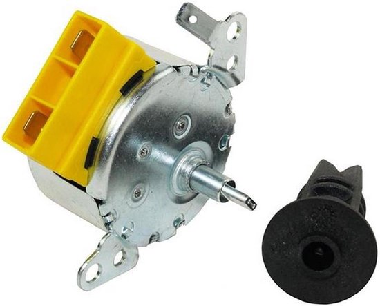 Frituurmotor Vervangingsonderdeel - Motor met as - Apparaat Reparatie - Origineel onderdeel - 1400 watt - Zilverkleurig