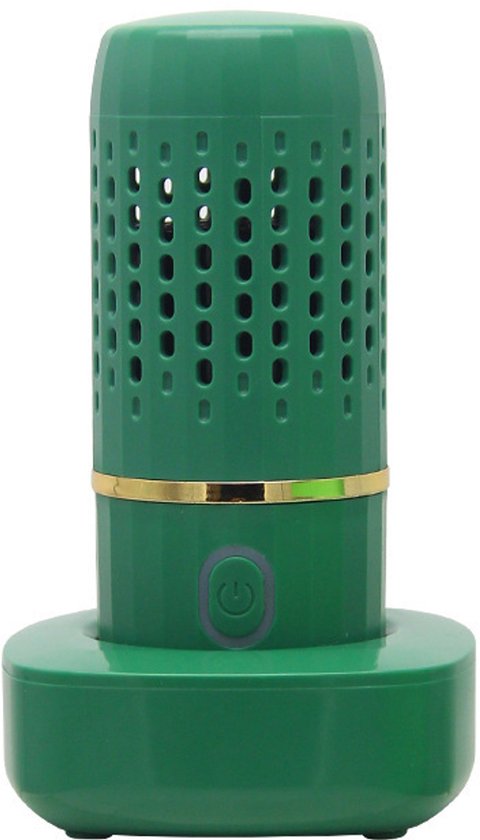 Fruit- en groentewasmachine, draagbare fruit- en groentewasmachine met 4400 mAh accu, oplaadbare fruit- en groentewasmachine via USB (groen) van Merkloos