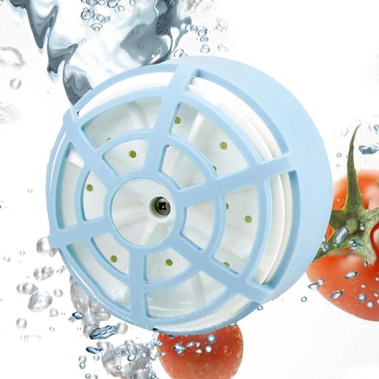 Fruit- en groentewasmachine, groentewasmachine met reinigingsfunctie, keukenhulpmiddel, waterdicht ontwerp (geschikt voor onderdompeling), reinigingstechnologie voor effectieve reiniging
