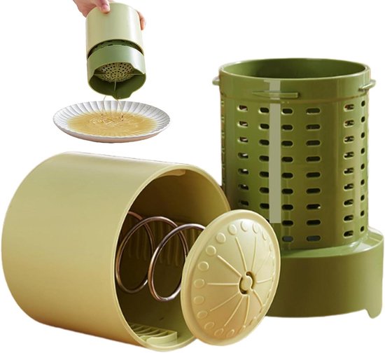 Fruit Juicer En Pers Apparaat Voor Sappen,Handmatige Voedsel Pers Met Droger | Voedseldroger Uitperser - Voor Thuis En Restaurant, Grillen Binnen En Buiten, Groente, Fruit, Dumplings, Salade