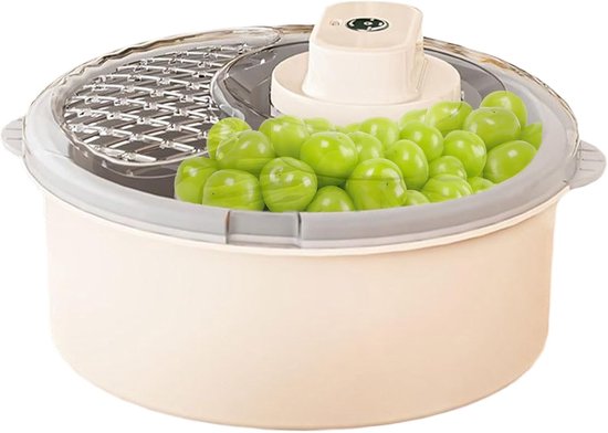 Fruitcentrifuge en Wasmachine - Keuken Gadget - Salade en Fruit Droger - Efficiënt Centrifugemechanisme - 30 x 20 cm van Merkloos