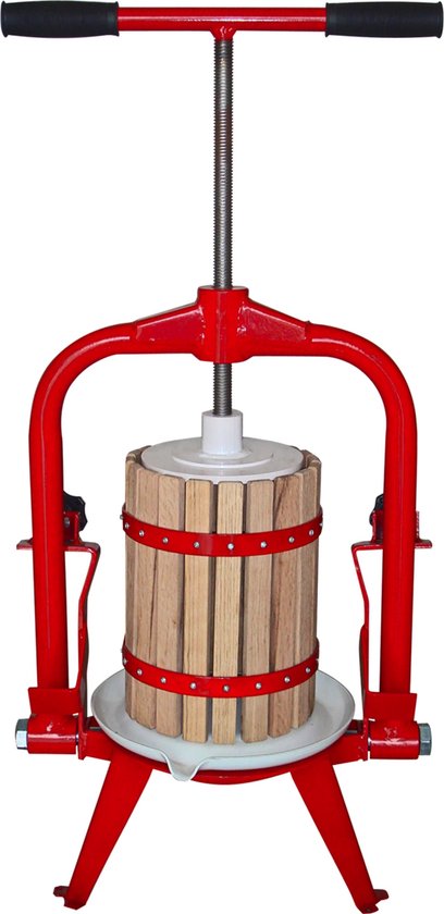 Fruitpers 12 liter - Wijnpers - kantelbare fruitpers van Ferm.