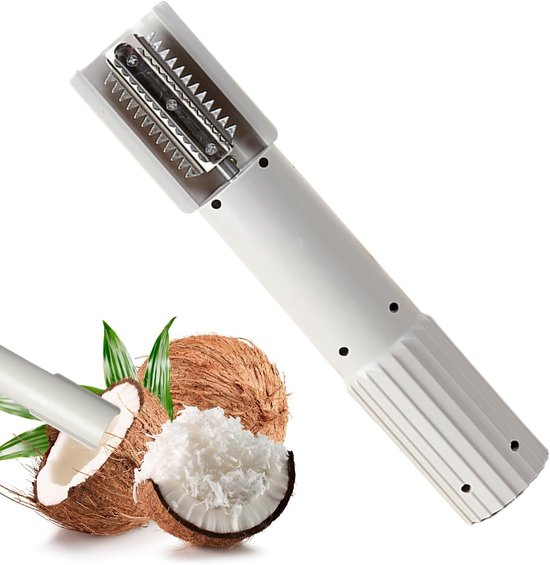Fruitraspapparaat - Keukenrasp Groenten - Voedselbereiding Vereenvoudigen - Draadloos Automatisch - 24.5 cm - Romig