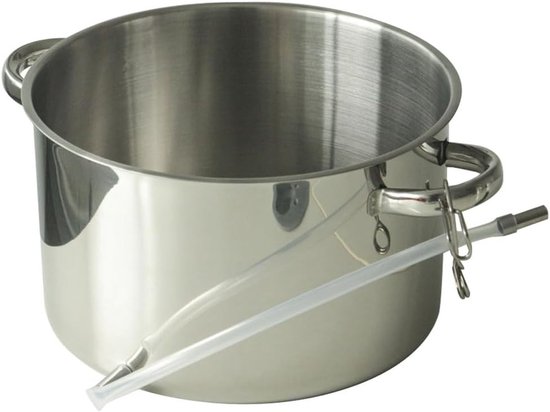 Fruitsapcentrifuge - Roestvrij Staal - 26 cm - Glazen Deksel - Voor Versgeperste Sapjes