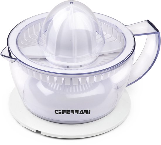 G3 Ferrari Citrus G20033 – Citruspers 40W – 500 ml Kan – 2 Cones Groot & Klein – Automatische Rotatie met Dubbele Draairichting – Met Deksel van Merkloos