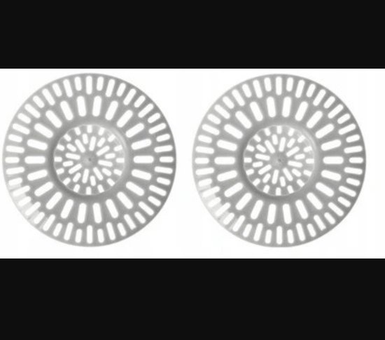 Galicja - Kunststof Zeefje voor Gootsteen - 80mm - Roestvrij - 2 Stuks