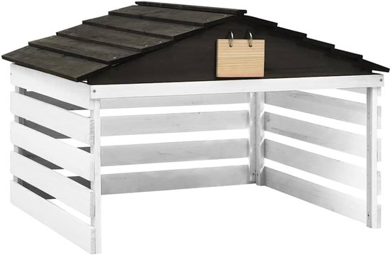 Garage voor robotmaaier van massief dennenhout, weerbestendig