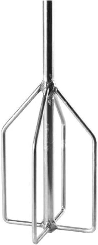 Garde mixer - Roerstaaf - Materiaal mengen - Hoge zuigkracht - ø 12 cm - Zilver