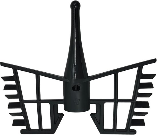 Garde Opzetstuk - Roer Accessoire - Desserts Maken - Vaatwasbestendig - 13x15cm - Zwart van Merkloos