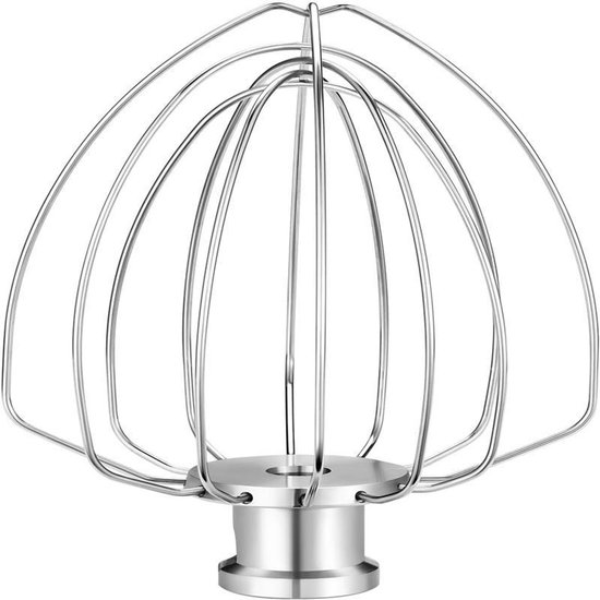 Garde - RVS - Garde Geschikt voor K45WW KitchenAid draadgarde - Vervangende staande mixer - Keukenmix Accessoires - Opzetstuk Eierklopper - Taart Mayonaise Garde van KitchenAid