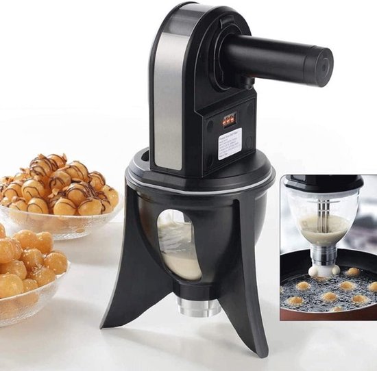 Gehaktbal die Machine - Automatische Gehaktbal vormen Machine, Kleefrijstbal Visbal maken, Kleine Automatische Zoete Dumpling Machine Gehaktbal Maker Making Machine,Zwart