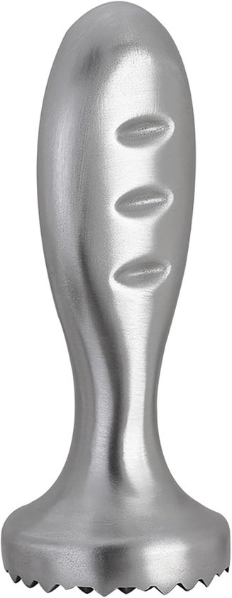 Gehaktbalmenmaker - Vleeshamer van roestvrij staal 304, verdikt, voor biefstuk, varken en lam, korte vleespers met steel, zilverkleurig van Zeqeey