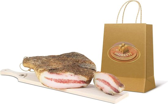 Gekruide Varkenswang | 800g / 900g Vacuüm verpakt | Typische Calabrische Salami | Ambachtelijk gedroogd | Gastronomische struik | Gemaakt in Calabrië