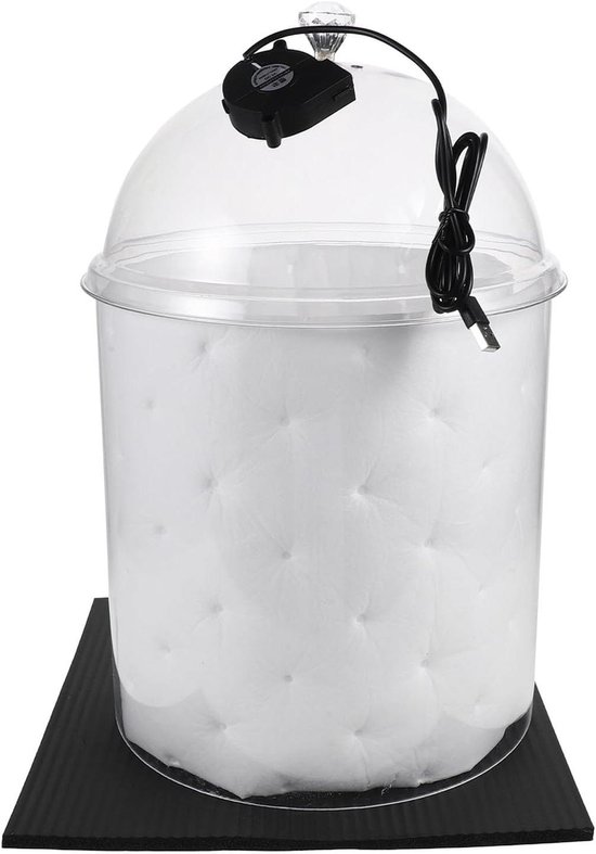 Geluidsisolerende Blenderhoes - Keukenmachine Demper - Stil Koken - Acryl Koepel - 37x25x25 cm - Transparant van Merkloos