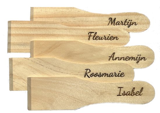 Gepersonaliseerde Gourmetspatel - Raclette of Gourmetspatel - Hout - Kerstcadeau - Eigen tekst - Kerst Gourmetten - Familie - Cadeau - Personaliseren - Kerst