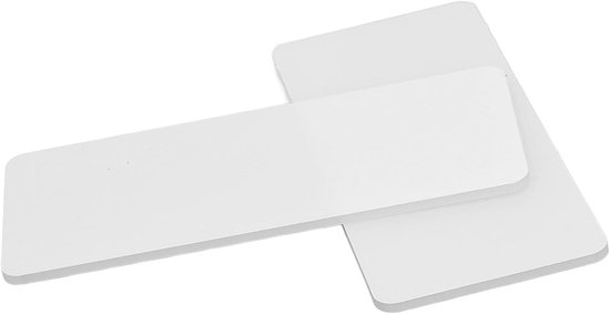 Gestanste Machine Snijpads - Snijplaten Stansmachine - Handwerk Maken - Polycarbonaat Kunststof - 150 x 65 mm - Transparant