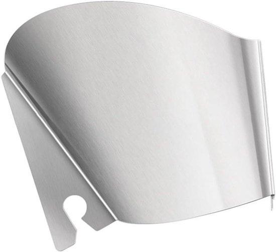 Gietgoot Mixer Accessoire - Schenkrand Keukenmachine - Moeiteloos Mixen - Roestvrij Staal - 19 x 15 x 4 cm - Zilver